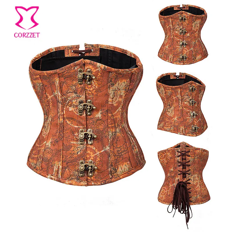 Женские корсеты и бюстье готическое корсетное платье готика под грудью стальной