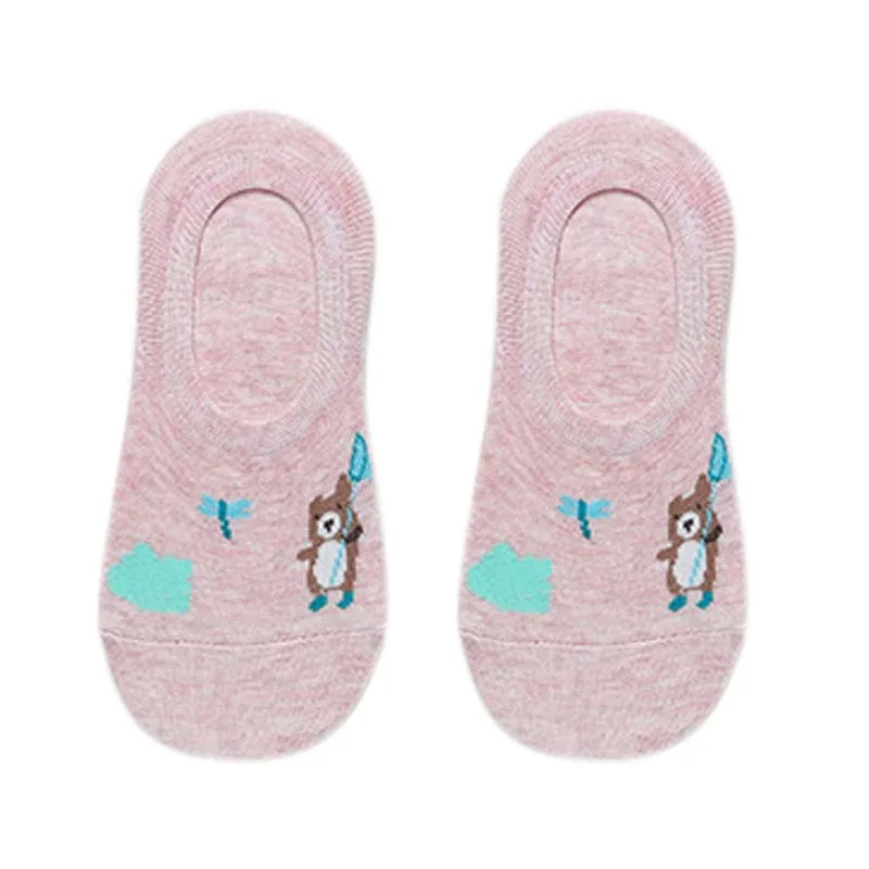 Забавные Женские носочки в стиле Харадзюку с животными из овечьей кожи Новинка