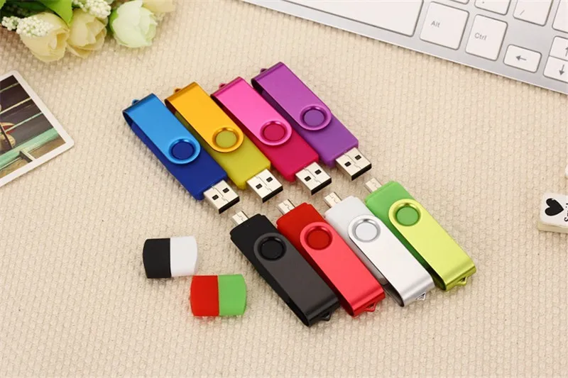 Оптовая продажа! OTG USB флеш накопитель 1 ГБ 2 4 8 16 32 ГБ|USB флэш-накопители| |
