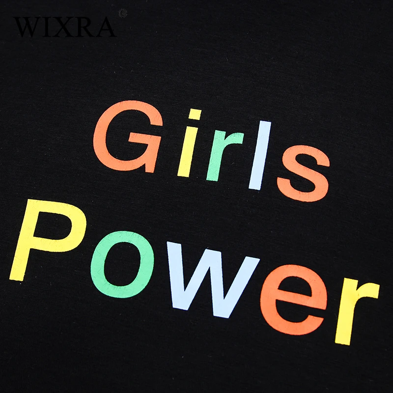 Wixra 2018 Новая летняя футболка Женская высокая хлопковая модная красная с принтом
