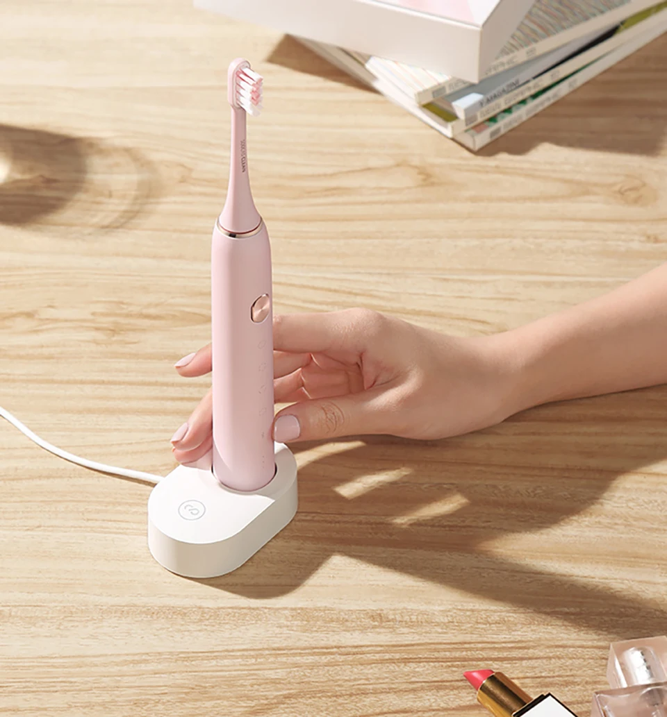 SOOCAS X3 sonic Электрический Зубная щётка xiaomi USB Беспроводная зарядка электрическая зубная щетка для взрослых ультра sonic Зубная щётка приложение 4 режимов чистки