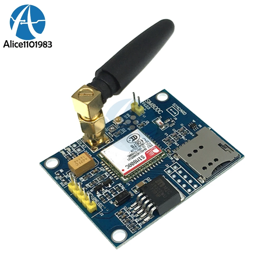DC 5V 20V SIM800C макетная плата GSM GPRS модуль Поддержка сообщений Bluetooth аудио интерфейс