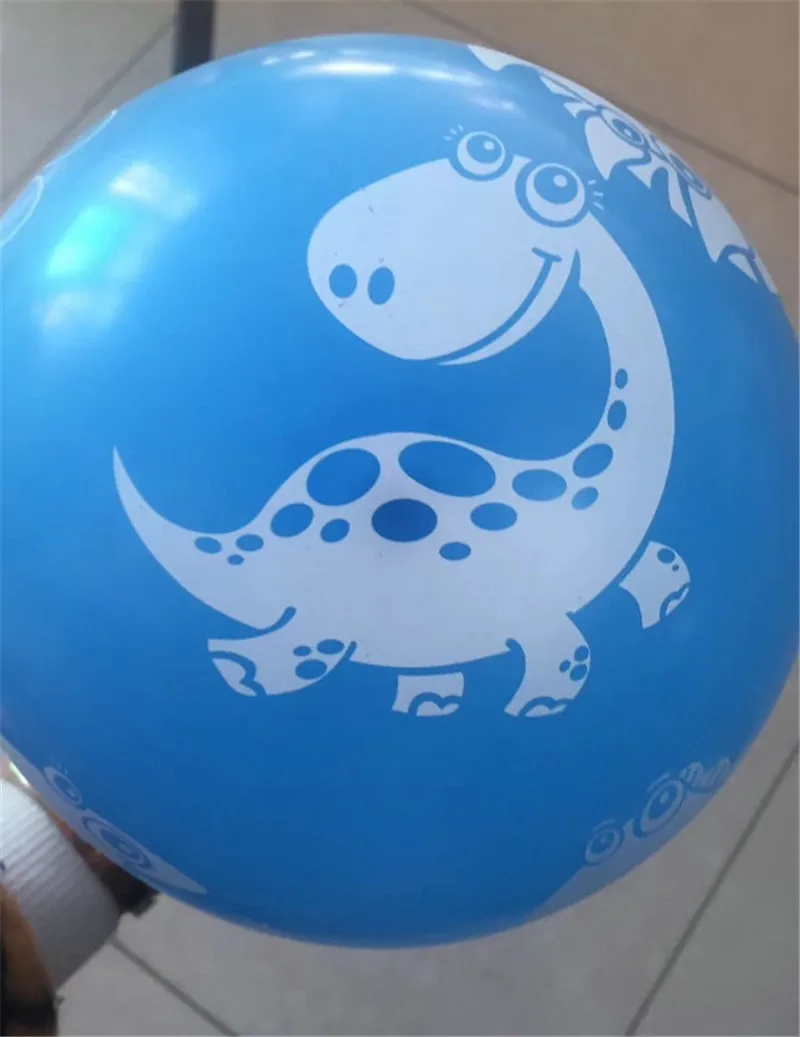 ZHEYIKE 20 шт./лот Латекс шары динозавр Baby Shower Детская день рождения украшения Парк