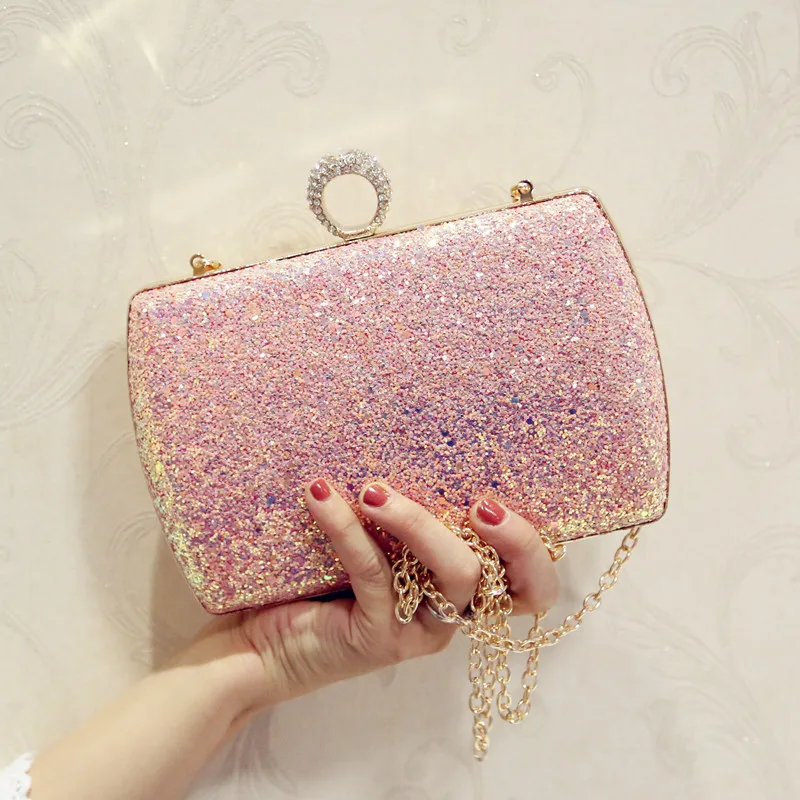 ETAILL 2017 шикарный клатч с блестками женская сумка на плечо модная блестящая для