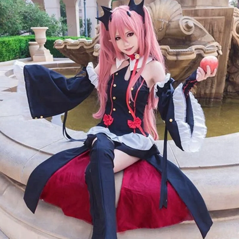 Парики для косплея Coshome Owari No Seraph Of The End Krul Tepes костюмы в стиле &quotЛолита&quot женское