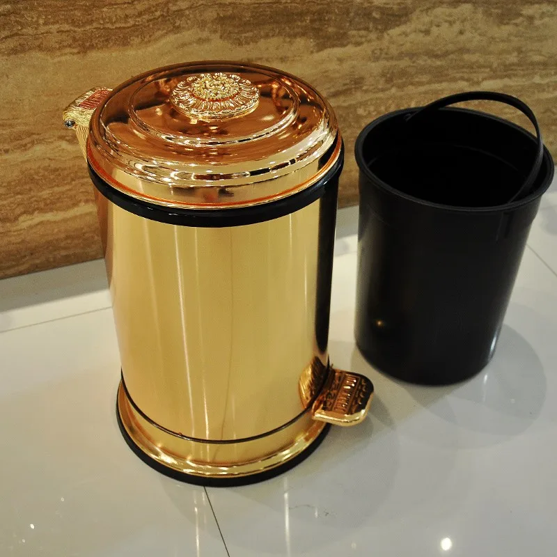 Роскошные металлические мусорные баки с педалью 6/10 л|garbage bin|trash cantrash bin |