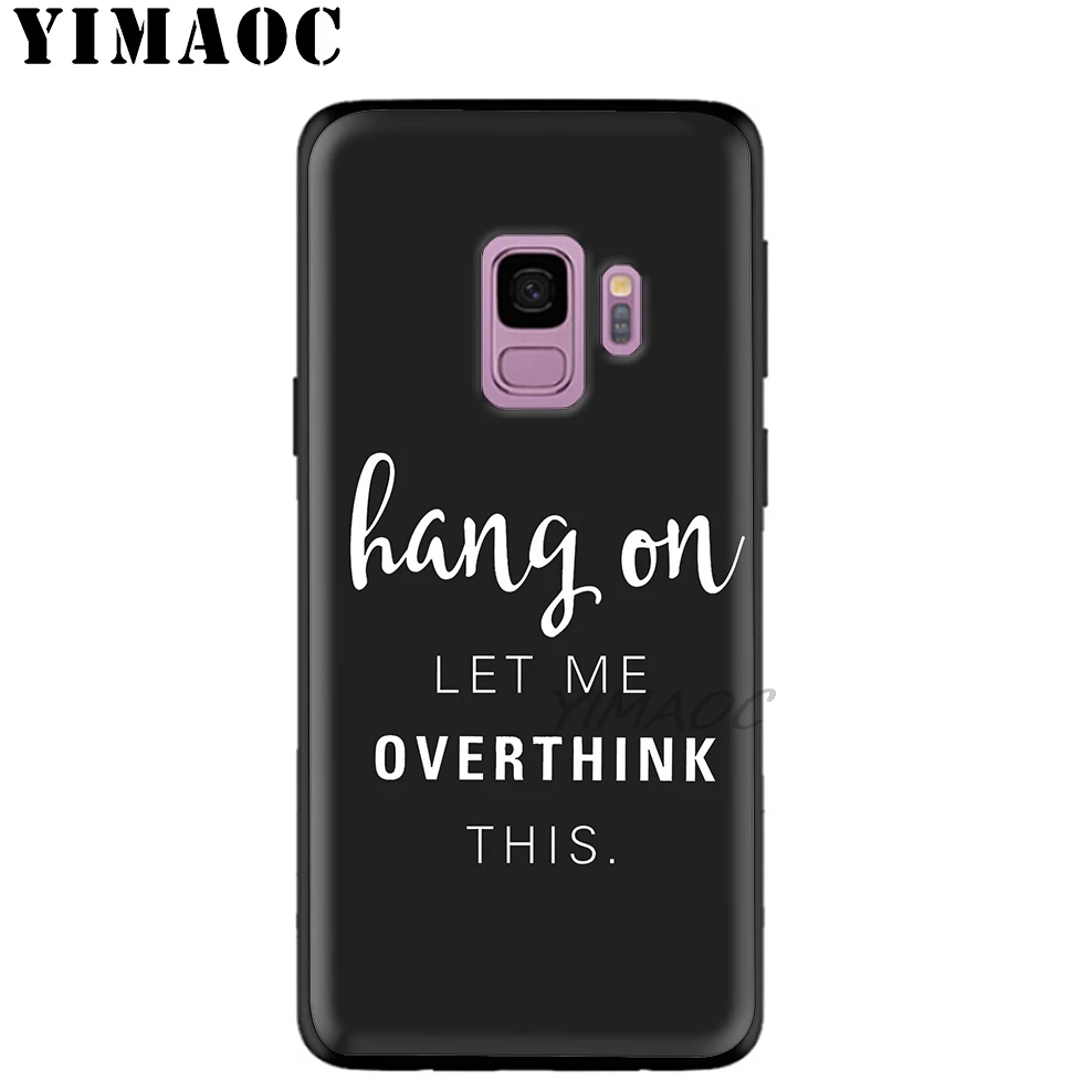 YIMAOC Rainbow Brite Overthink Soft Silicone Case for Samsung Galaxy A9 A8 A6 Plus 2018 A5 A3 2017 2016 Note 9 8 |