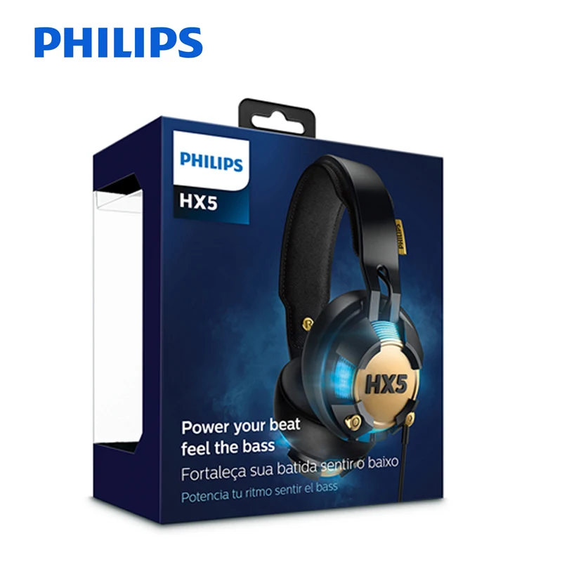 Оригинальные профессиональные Наушники Philips SHX50 для компьютерных игр с USB