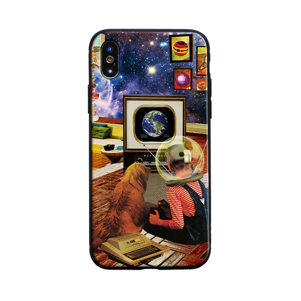 Thetic collage эстетический хиппи чехол для телефона чехол для Apple iPhone 5 5S SE 6 6plus 6s 6s Plus 7 7Plus 8 8Plus X xr xs max - Цвет: 3 soft case