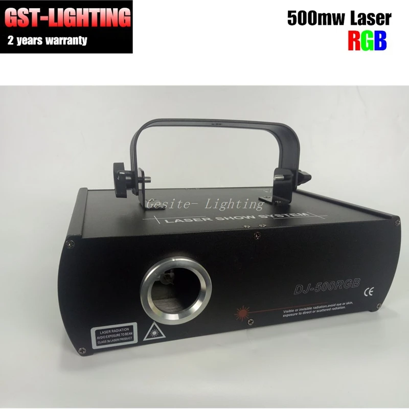 

500mW Red Green Blue RGB Beam Laser DMX 512 Professional DJ Stage Lighting