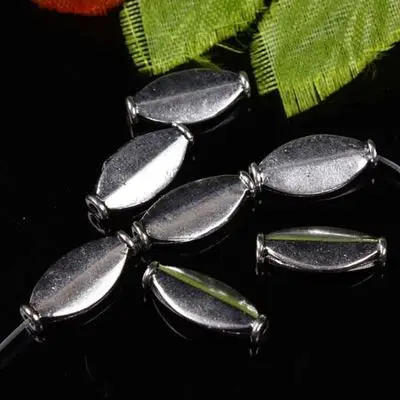 Ювелирные изделия OMH оптом 60 шт. тибетские серебряные бусины в форме риса