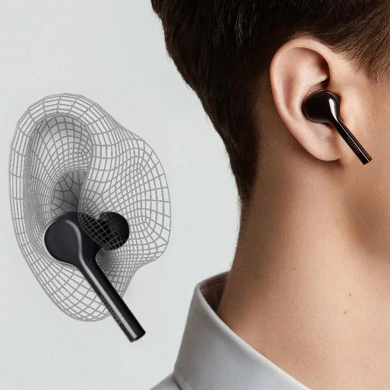 HUAWEI FreeBuds Lite Bluetooth гарнитура, TWS Беспроводные спортивные наушники с микрофоном водонепроницаемые наушники с шумоподавлением гарнитуры