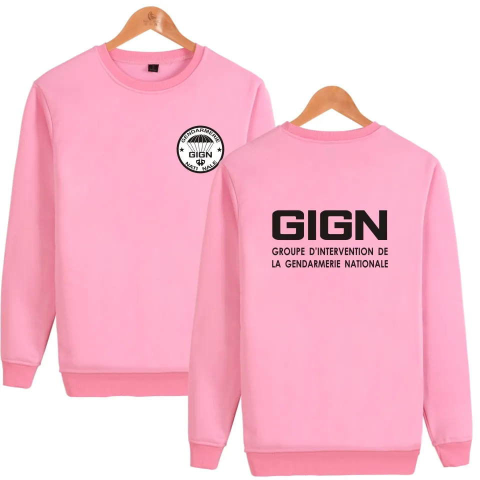 Модные свитшоты GIGN жандармерии для мальчиков и девочек хип хоп уличная одежда Stijl