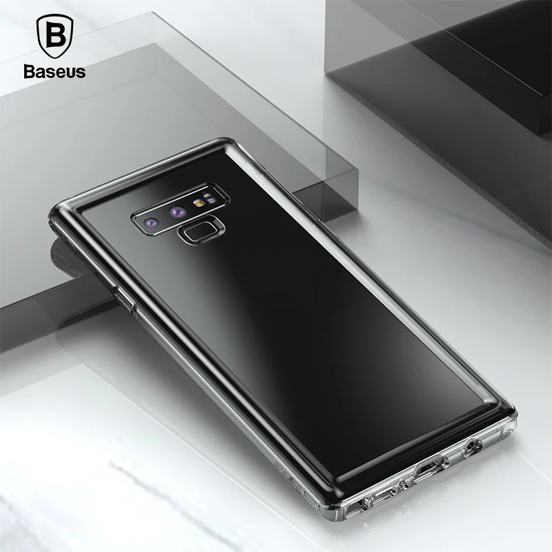 Baseus военной уровня анти Knock чехол для samsung примечание 9 тонкий прозрачный защитный мягкий силиконовый чехол для samsung Galaxy Note 9 Капа