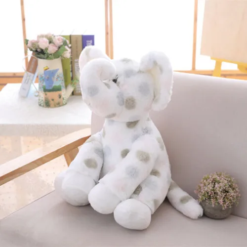 40cm spot elephant Супер мягкие теплые носки для малышей успокаивать младенцев слон Playmate успокоительная Кукла Игрушки для маленьких детей с изображением слона детские плюшевые игрушки чучело кукла 20-60 см - Цвет: 40cm spot elephant