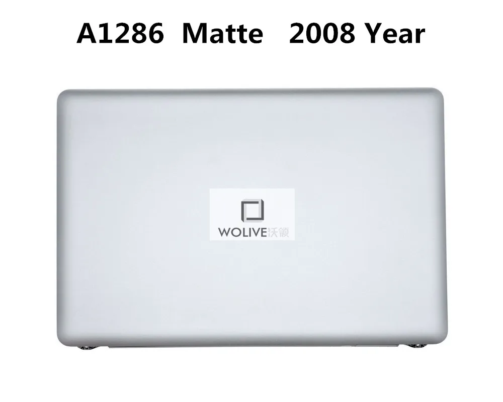 

Сборка A1286 2008 матовый 100% новый и оригинальный для Macbook Pro 15,4 ''A1286 матовый ЖК-экран полная сборка 2008 года
