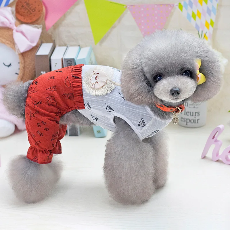 2018 новая одежда для домашних животных котов котенок рубашка без рукавов и штаны
