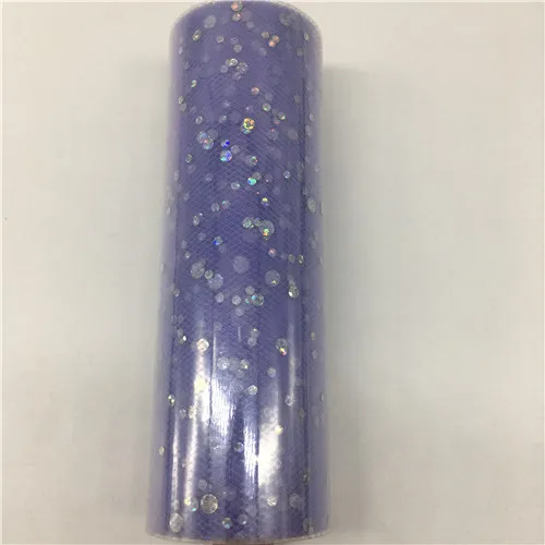 10 yardsLight purple 10/25 ярдов 15 см Блестящие Блестки тюль рулон 9,2/22 м Катушка пачка Свадебная отделка органзы лазер DIY ремесло день рождения поставки - Цвет: 10 yardsLight purple