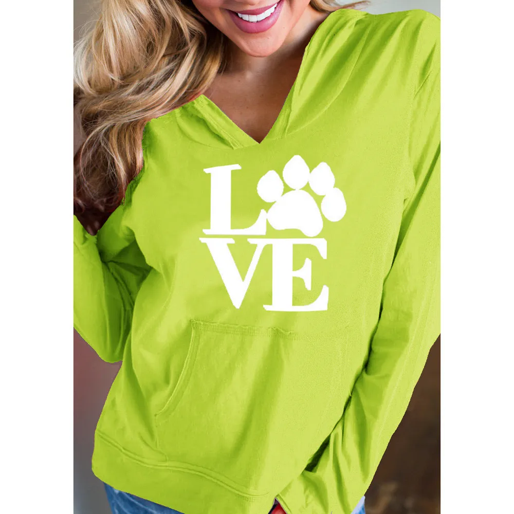 

Nice New Women Autumn Spring Basic Sweatershirt Women Letter Printing Hoodie Sweatshirt Hooded Pullover Tops Coat Shirts Blouse