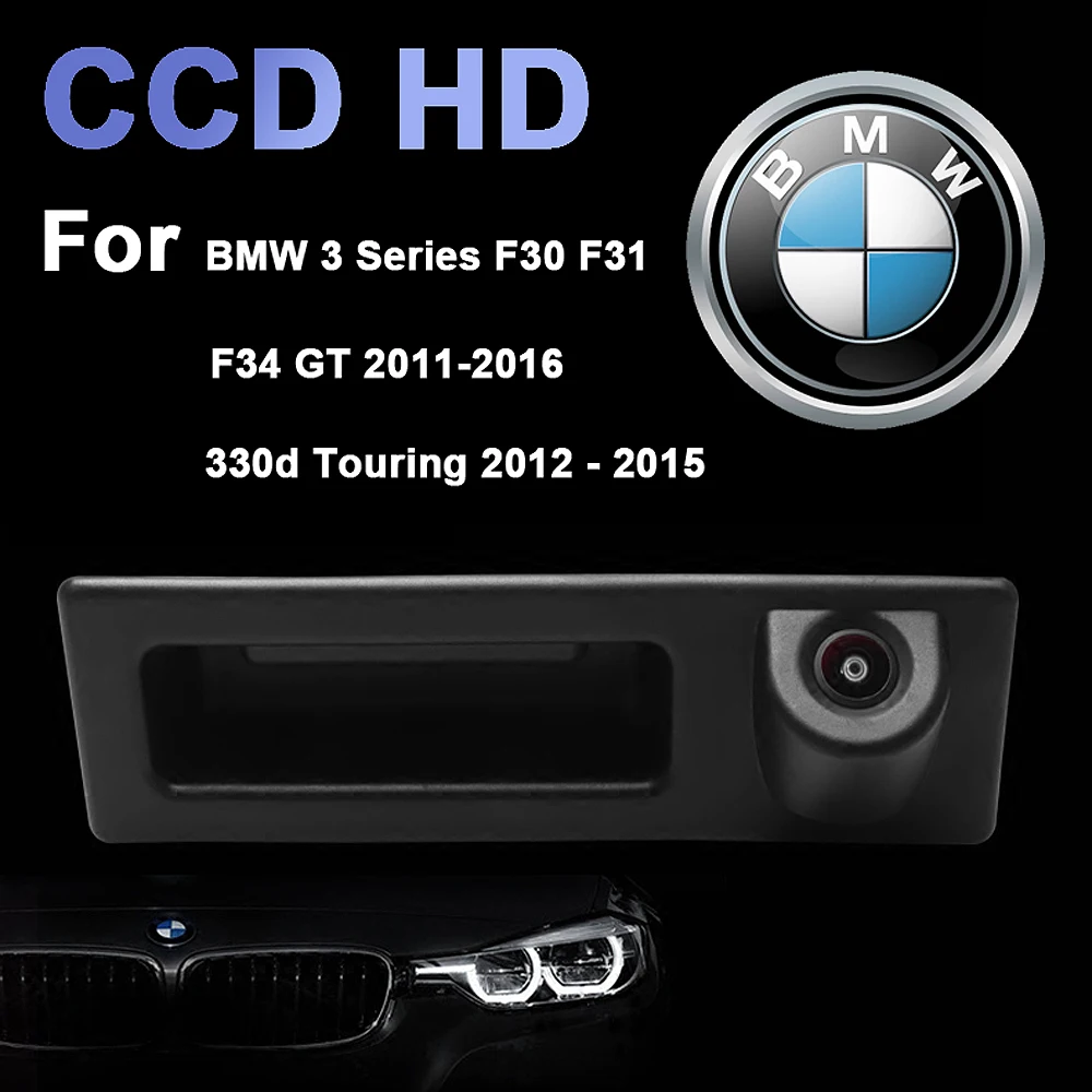 Rhythm CCD HD Автомобильный багажник ручка камера заднего вида для BMW 3 5 X3 серии F10 F11 F25
