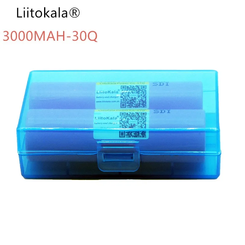 LiitoKala 100% INR 18650 30Q Originais 3 7 V 3000 mAh Baterias Recarregaveis Para для Bateria/Eletronico-cig | Электроника