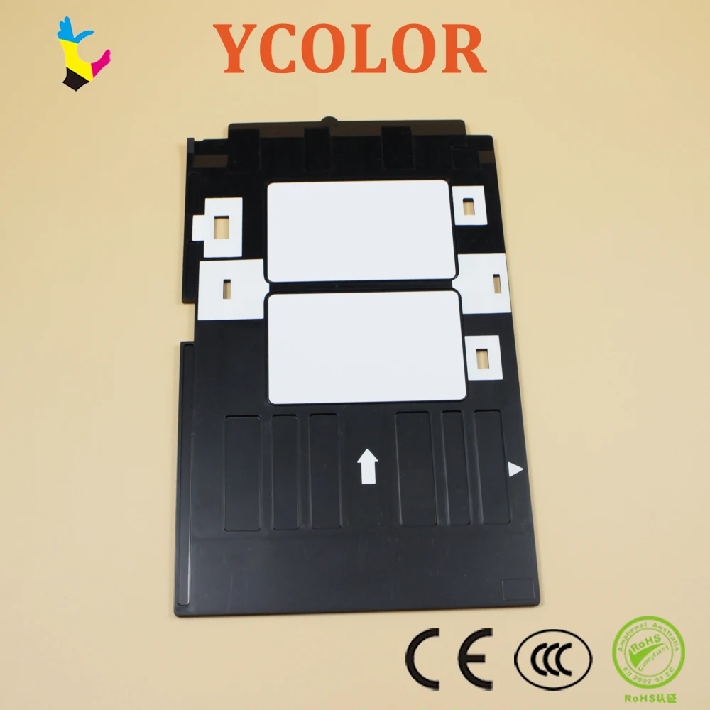 Fast shipping!  ID card printing solution 100 pcs white PVC Card + 1 pcs card tray for Epson printer like R260 265 270 L800 801