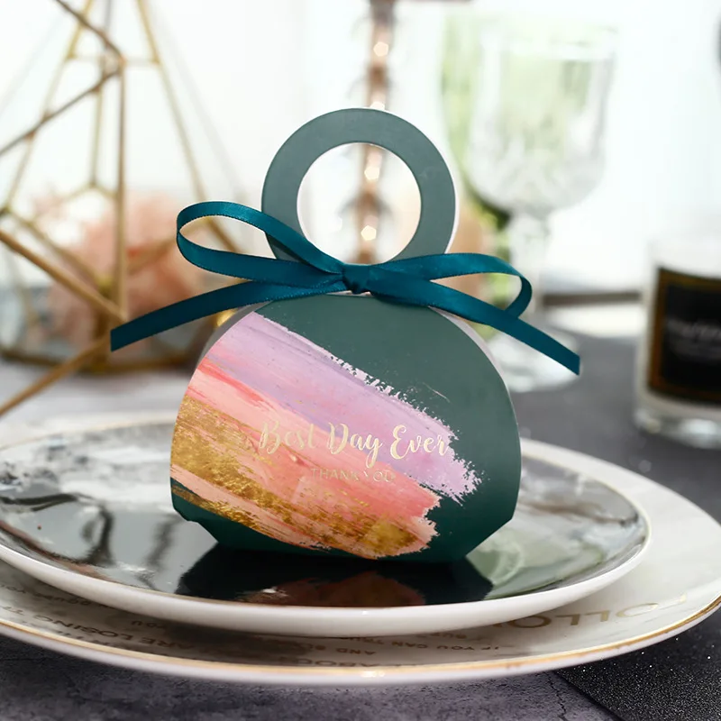 5 шт. европейская конфетная сумка французские милые свадебные сувениры