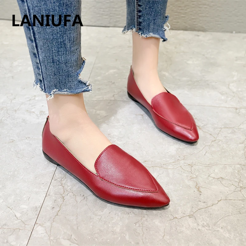 Женская обувь на плоской подошве большие размеры 35 40 женские удобные лоферы из
