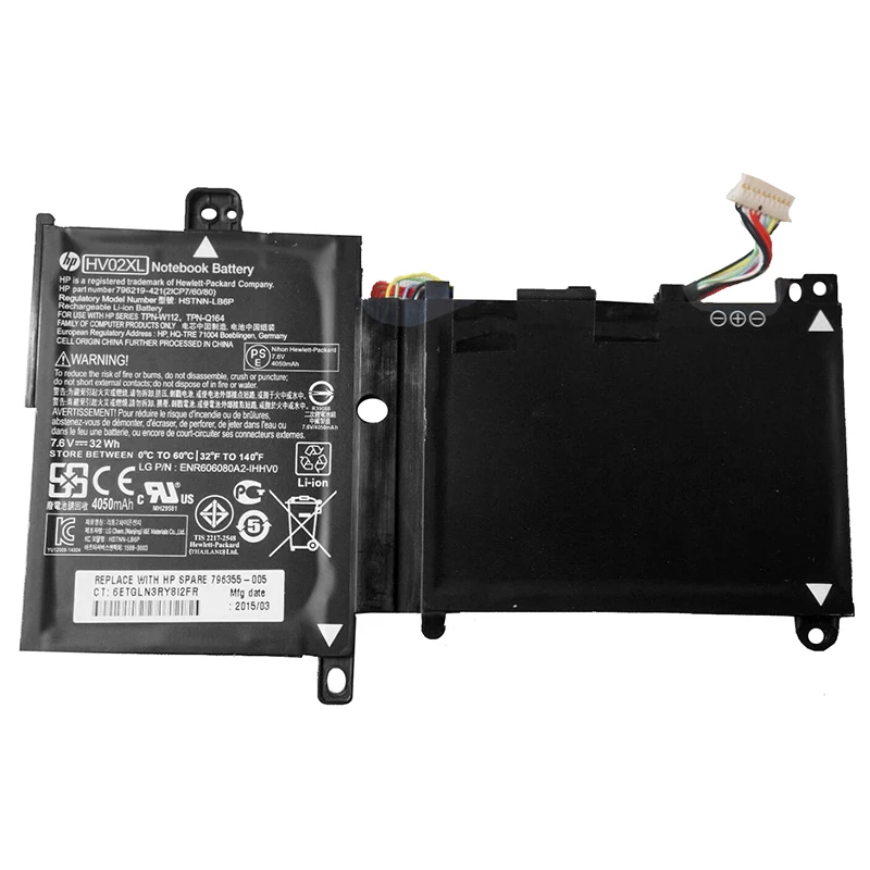 GZSM Аккумулятор для ноутбука HV02XL hp HSTNN-LB6P батареи TPN-Q164 батарея TPN-W112 796219-421 |