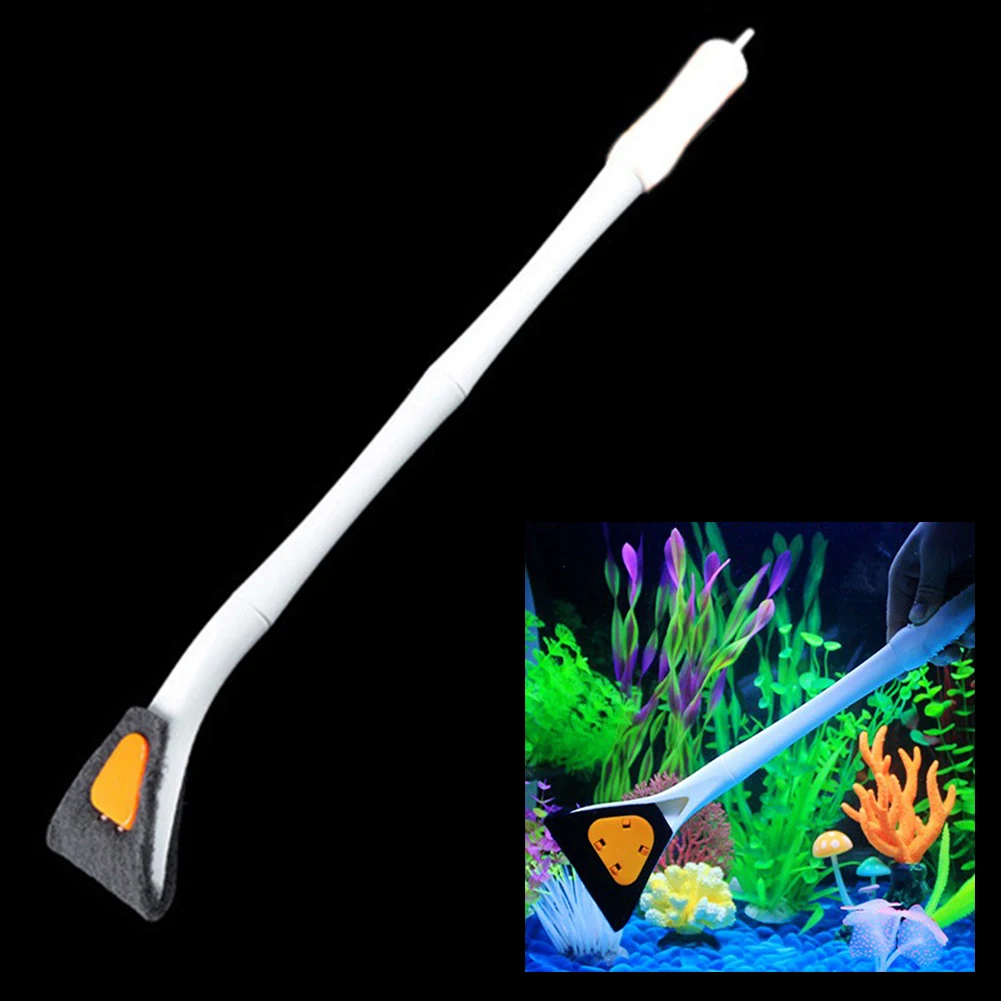 Aquarium Fish Tanks Cleaning Tool Detachable Long Handle Tank Brush | Дом и сад