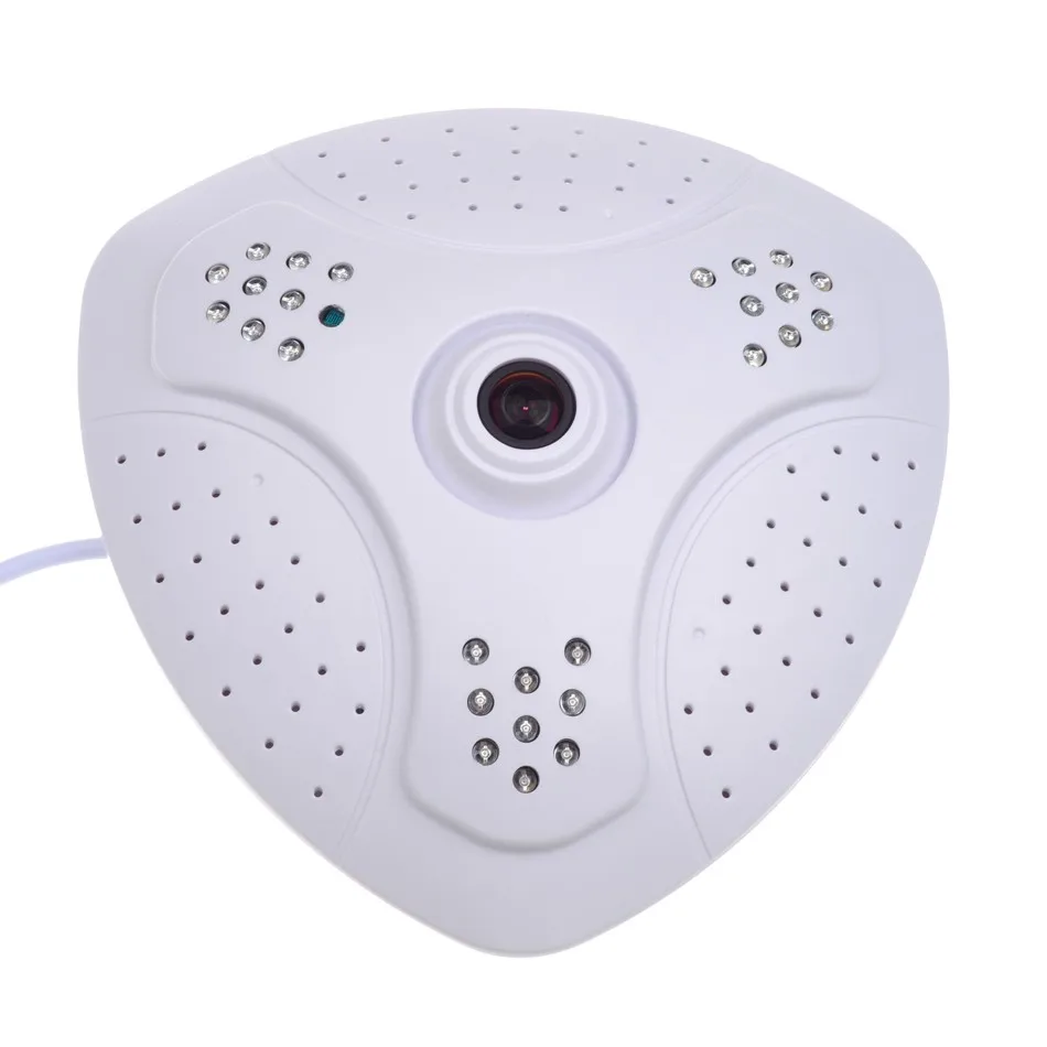 Панорама 360 градусов панорамный ONVIF Wifi IP Камера с IMX322 1.3MP рыбий глаз Беспроводной