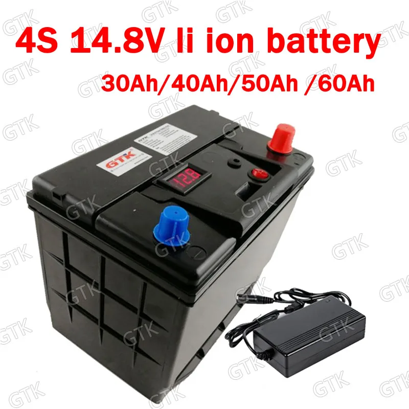 GTK 14 8 V 50Ah водонепроницаемый v 60Ah литий ионный 40Ah 30Ah аккумулятор для рыбной лодки