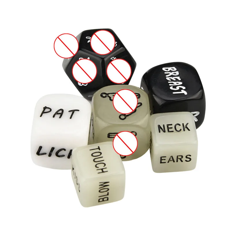 6 шт. эротические игральные кости для взрослых фетиш любовные красивая