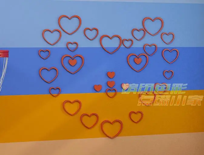 (5 шт./компл.) трехмерные деревянные настенные наклейки love на холодильник | Дом и