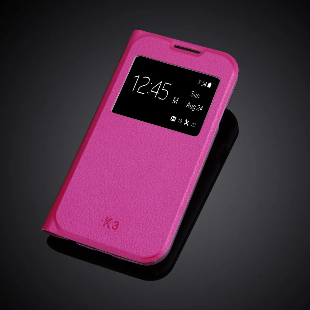Rose Для LG K3 роскошный захлопывающийся кожаный чехол с окошком чехол для телефона чехол из искусственной кожи для мобильного телефона чехол-кобура для мобильного телефона - Цвет: Rose