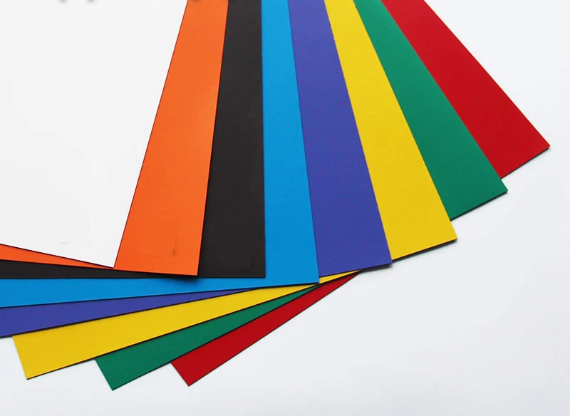 2 шт Цвет А4 210 мм * 297 0 5 гибкий мягкий резиновый магнитный лист поверхность ПВХ без