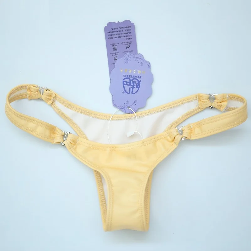Для женщин леди низкая талия искусственная кожа T Shorts Sexy миниатюрное нижнее белье