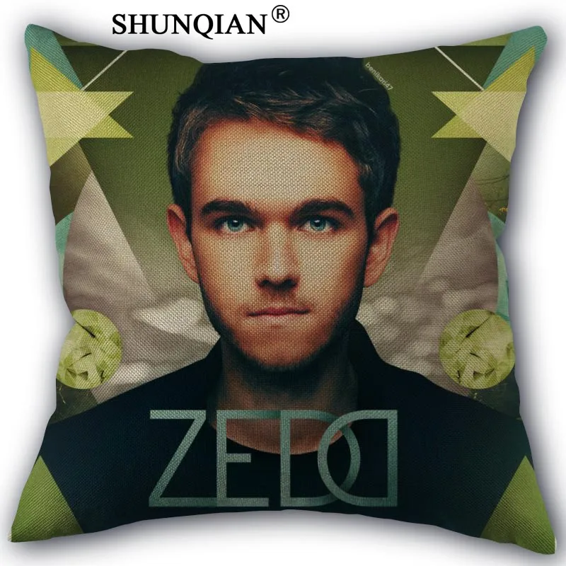Новое поступление zedd изготовленный на заказ Хлопковый чехол для подушки s молнии