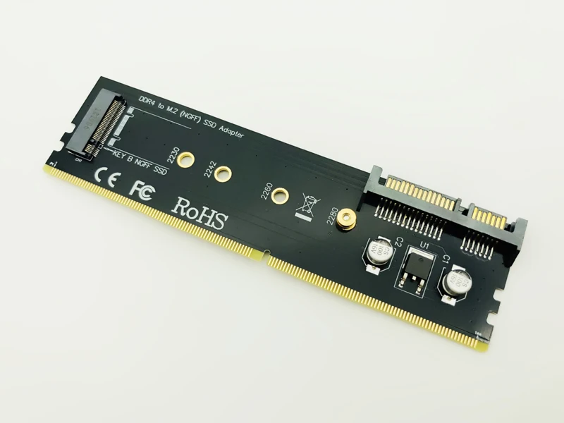 Адаптер DDR на M.2 SSD восстанавливающая память слот для карты DDR4 B Ключ NGFF карта