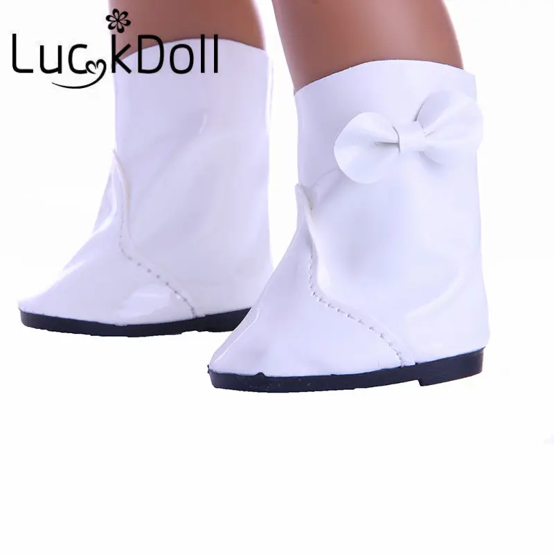 Однотонные тканевые сапоги LUCKDOLL 18 дюймов аксессуары для американской куклы