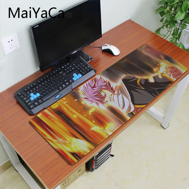 Lock Edge 30X90cm Maiyaca Сказочный хвост японского аниме резиновый коврик для мыши Настольный коврик для мыши игровой коврик для мыши для ноутбука большой коврик для мыши геймерский Настольный коврик - Цвет: Lock Edge 30X90cm