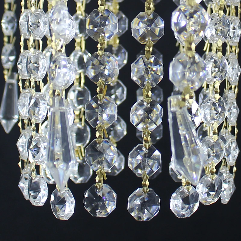 Modern gold color plated crystal lustre Ceiling Lights E27 Plafonnier LED ceiling Lamp Luminaire For Living Room bedroom hotel