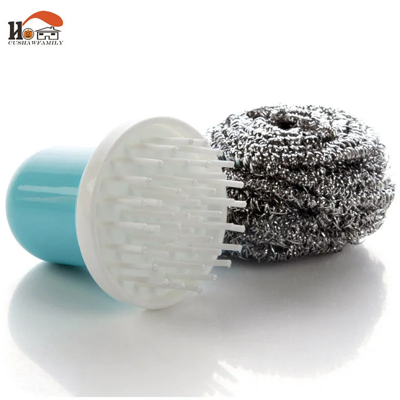 1 шт Новый Высокое качество для чистки нержавеющей стали кисти с ручкой стальной