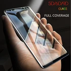Для Samsung Galaxy S8 S9 Plus S7 Edge Note 8 9 пленка для мобильного телефона 6D закаленное стекло полное покрытие изогнутая Защитная пленка для экрана