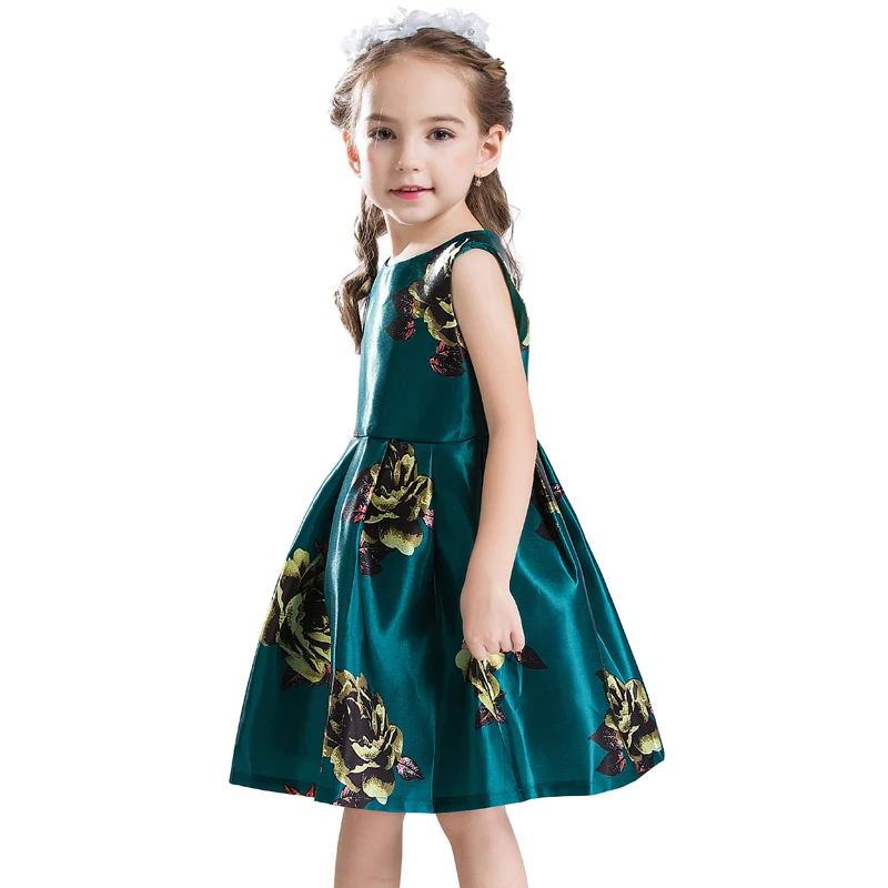 B &amp N/платье с цветочным рисунком для девочек костюм принцессы 2017 г. Детская