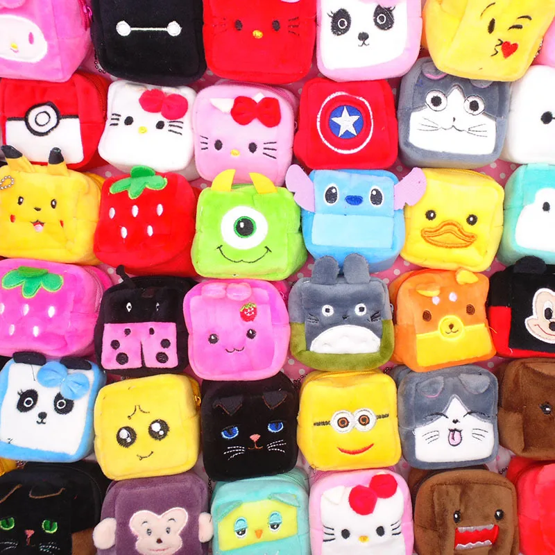 Мультяшный куб принт женский кошелек клатч для монет Для женщин мультфильм ноль