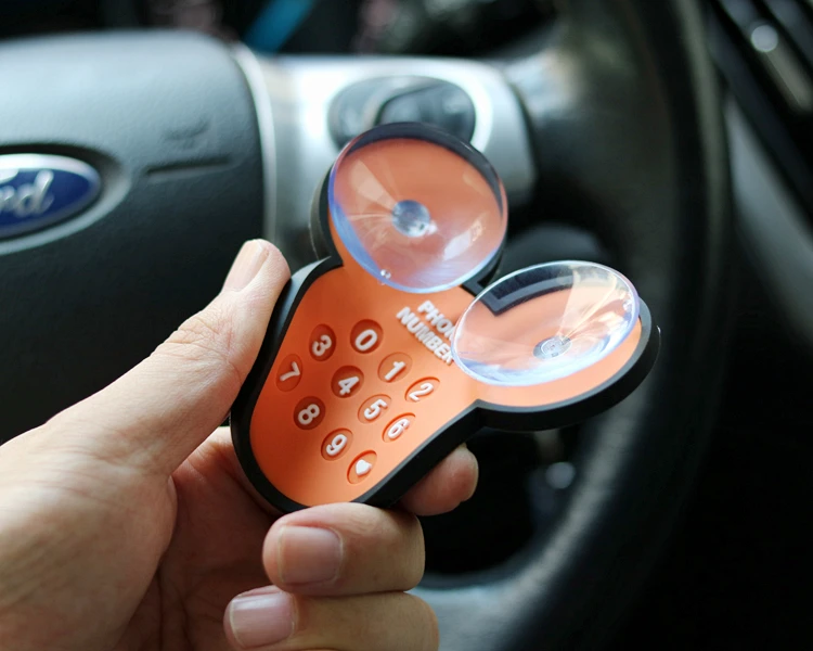 Парковочная карта автомобильные наклейки и табличка с номером телефона для