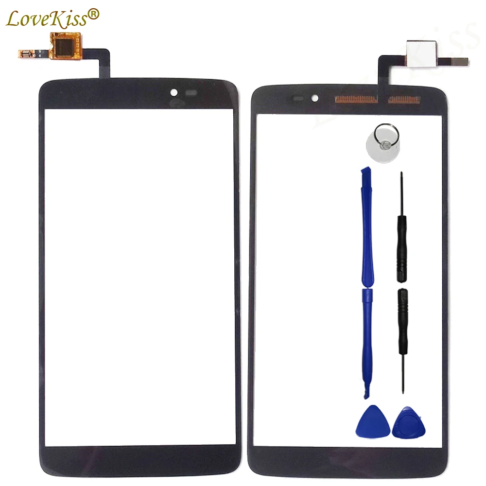 

Передняя панель для Alcatel One Touch Idol 3 6045 OT-6045 OT-6045K 6045Y сенсорный экран сенсор ЖК-дисплей дигитайзер внешняя стеклянная крышка