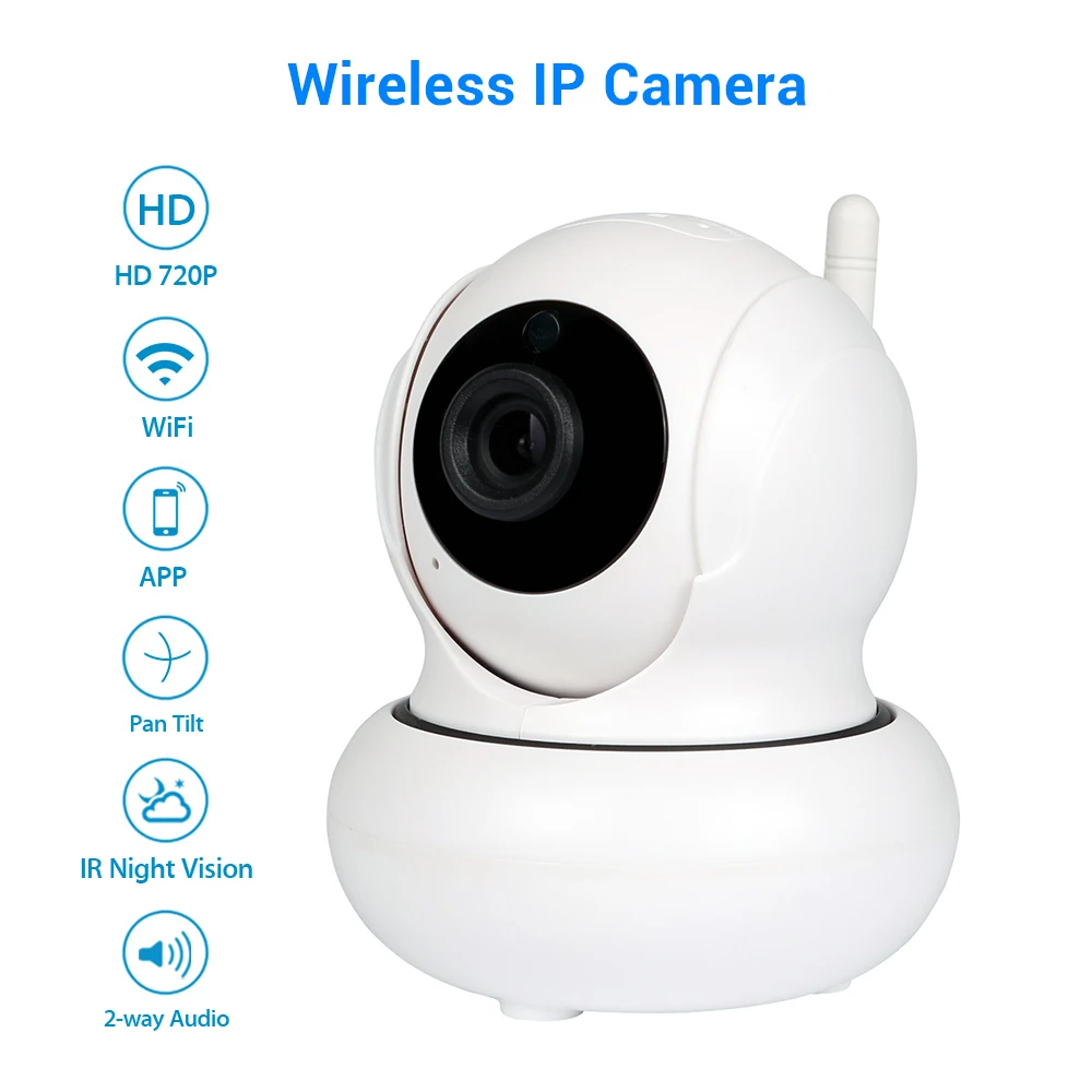 720P 1MP PTZ IP камера Домашняя безопасность беспроводная Wifi Onvif HD CCTV уличная ipCam видео