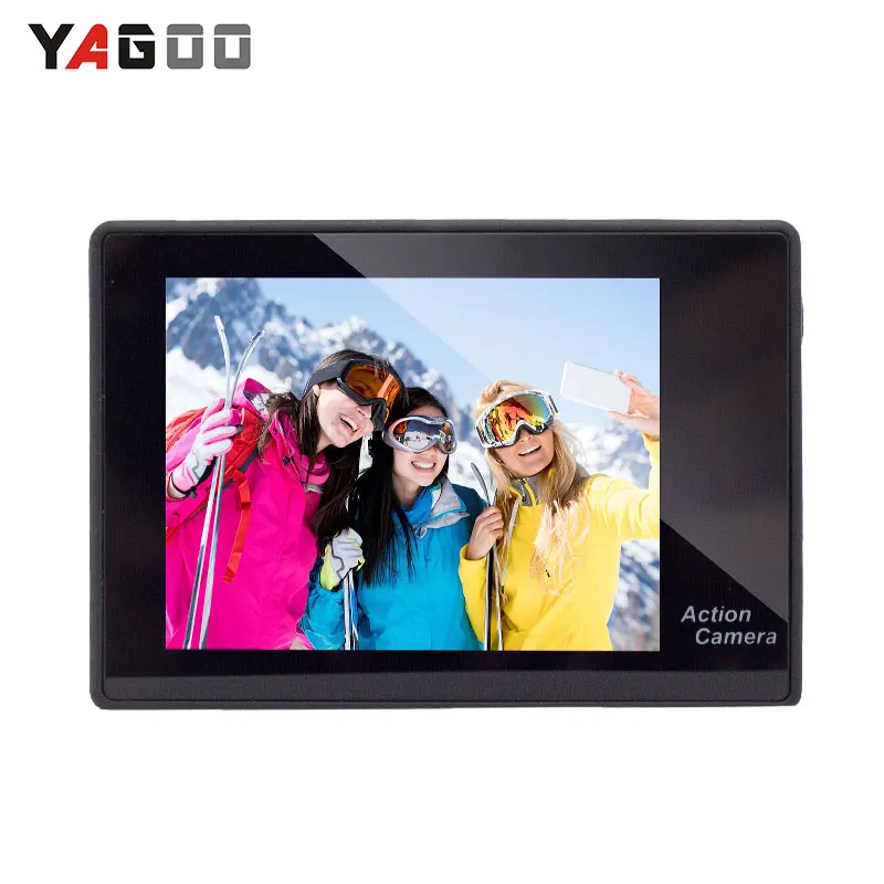 Yagoo8 двойной экран 2.0 &quotЖК дисплей 4 К действие Камера Wi Fi Full HD 1080 P 24fps мини шлем Go Cam